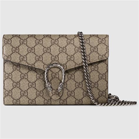 gucci dionysus wallet on chain grey|Gucci wallet on chain sale.